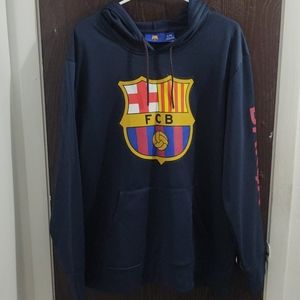 🔥SALE‼️🆕 FC Barcelona Sweater with Hoodie